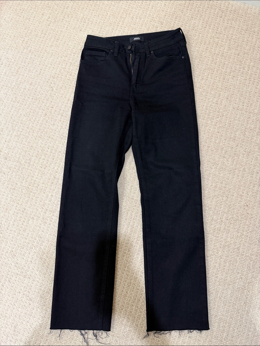 Black Straight-Leg Men's Jeans